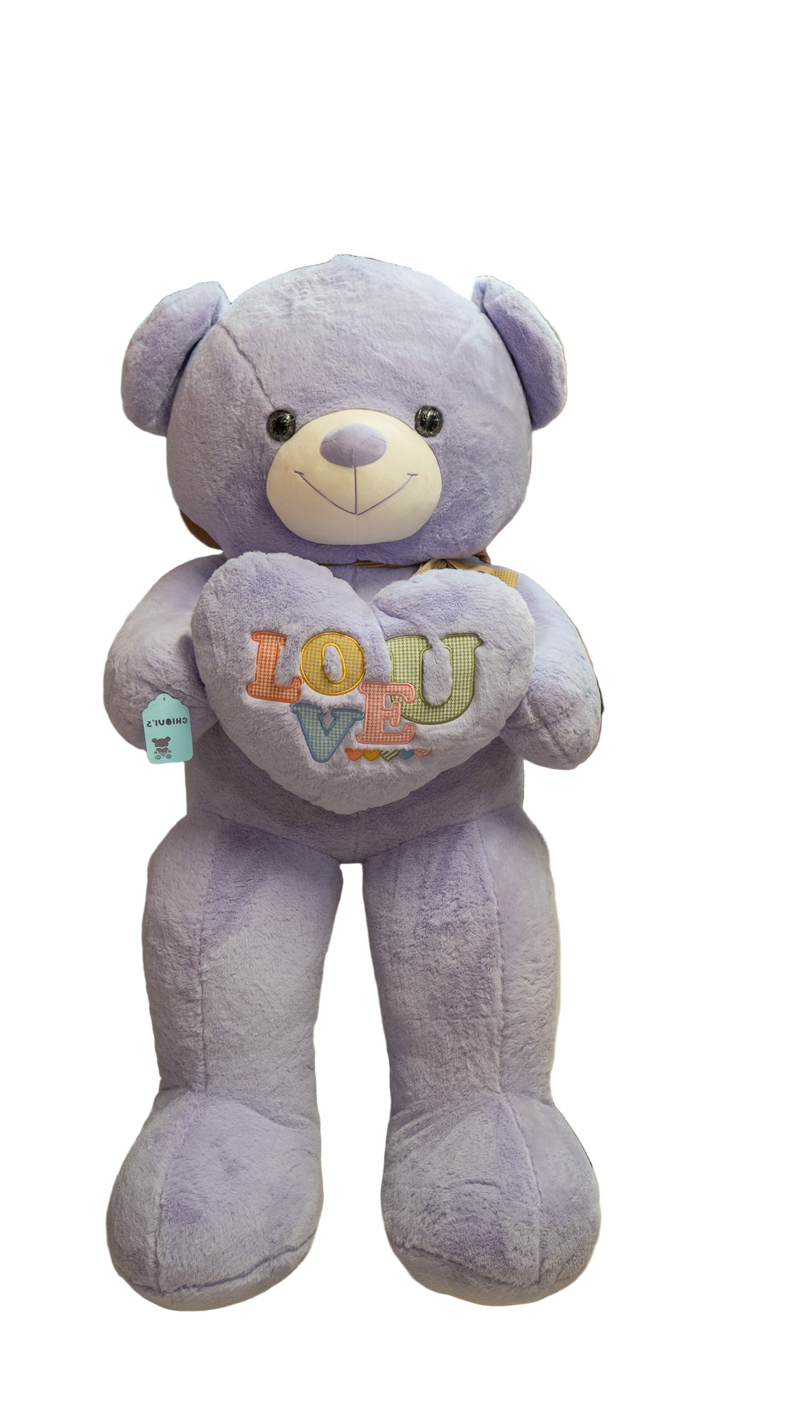 Purple Bear with Heart